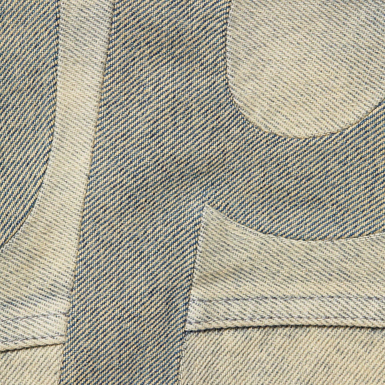 Inset Logo Denim Trucker Jacket view 3